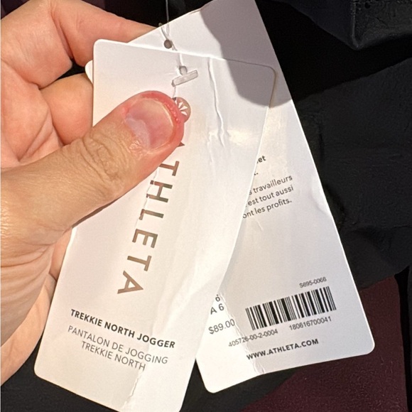 ATHLETA Trekkie North Mid Rise Legacy Jogger // Black #405726 - Picture 14 of 16